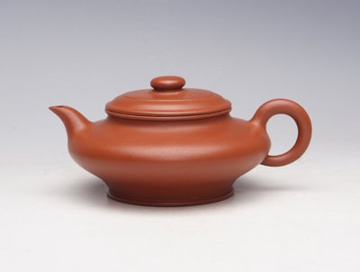 杨春根紫砂壶 虚扁 