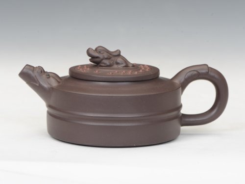 罗有财紫砂壶 龙嘴 