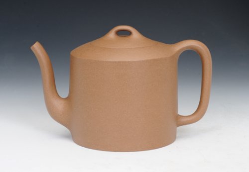 周建伟紫砂壶 黄金段直筒 