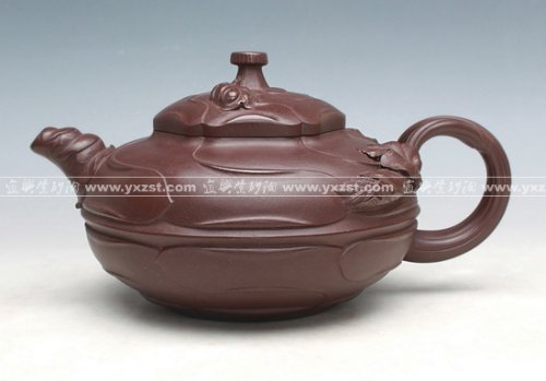 史爱民紫砂壶 风卷葵 
