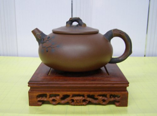 许建军紫砂壶 薄胎石瓢 
