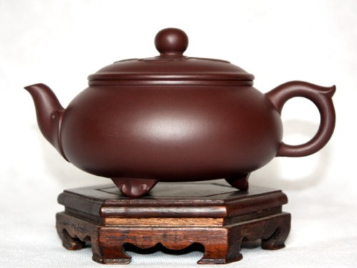 许艳萍紫砂壶 紫茄泥  大彬如意 