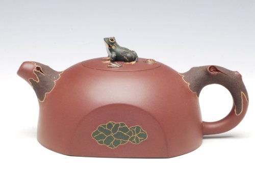 陈健紫砂壶 荷塘情趣 