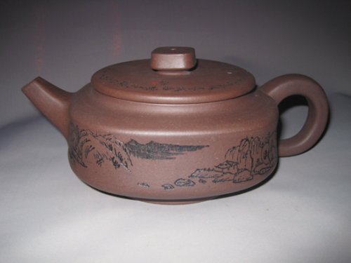 范伯勤紫砂壶 方圆壶  450CC 