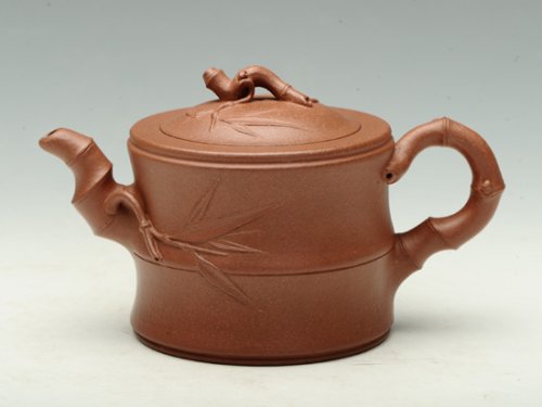 邵文紫砂壶 竹段 