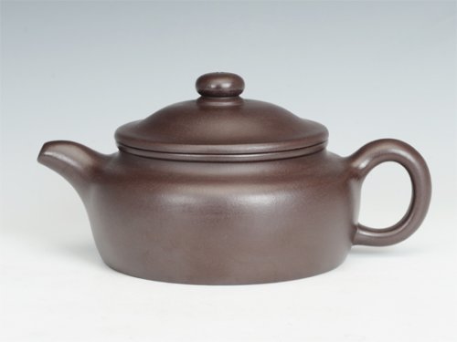 邵文紫砂壶 大口石瓢 