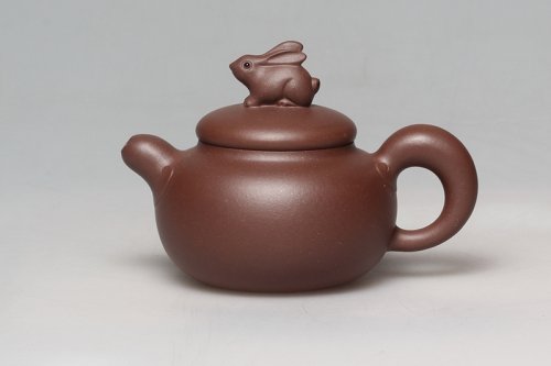 李元军紫砂壶 如意兔 