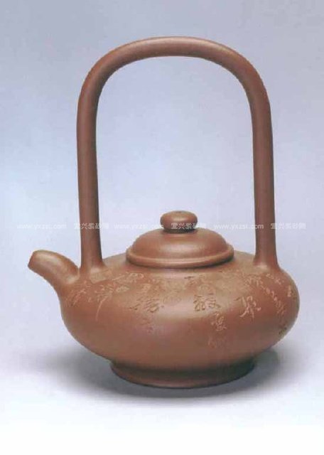 毛国强紫砂壶 神洲提梁壶 