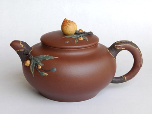 周可明紫砂壶 蟠桃 