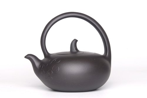 朱雪娇紫砂壶 水浪提梁 