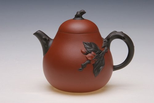 姚志源紫砂壶 束腰高梨 