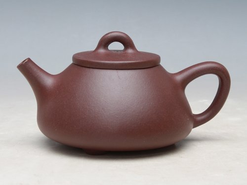 眭龙俊紫砂壶 石黄石瓢 