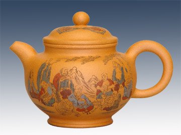 佘蓉芬紫砂壶 十八罗汉 