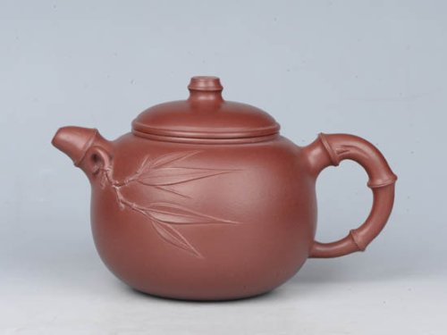 周庚大紫砂壶 竹韵 