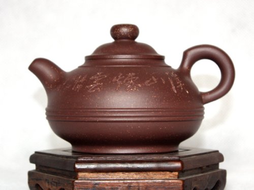许艳萍紫砂壶 紫泥调砂  金砂华容 