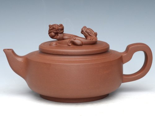 周玉霞紫砂壶 双龙 