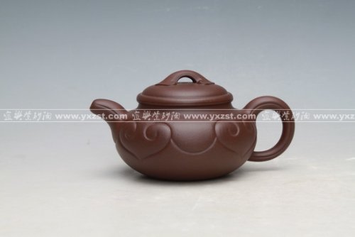 江晓燕紫砂壶 仿古如意 