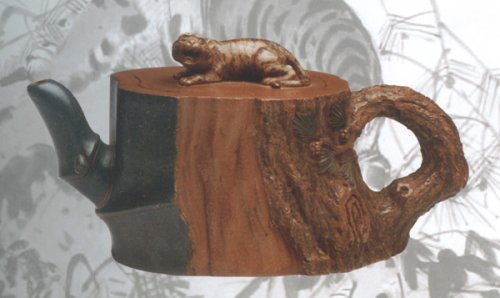 史银之紫砂壶 松竹雄风 