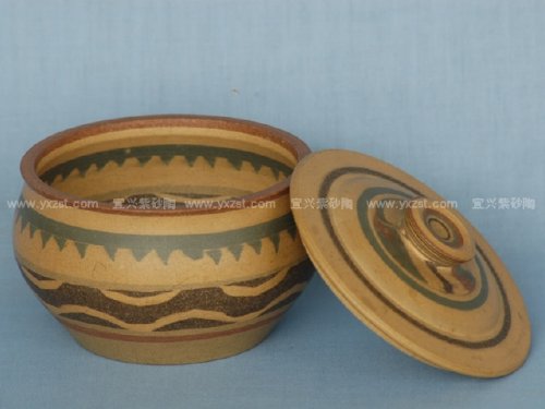 沈邃华紫砂壶 绞泥罐 