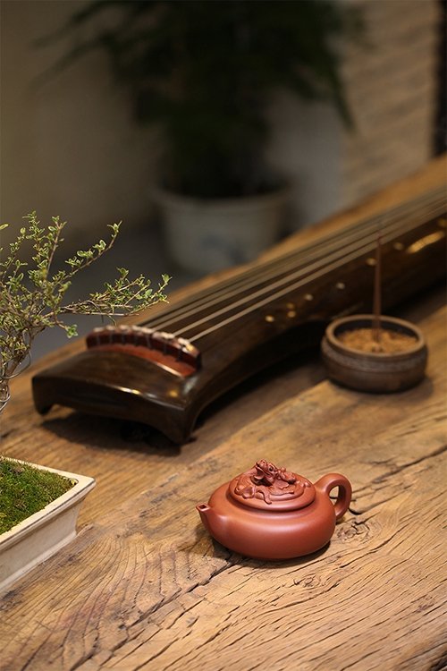 贺洪梅紫砂壶 卧龙壶 