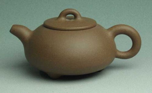 朱国强紫砂壶 圆瓢 