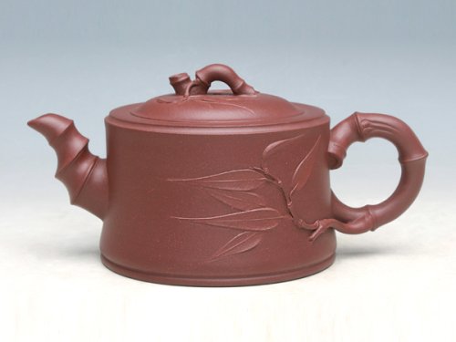 洪美华紫砂壶 阳春三月（全手工）（紫泥） 
