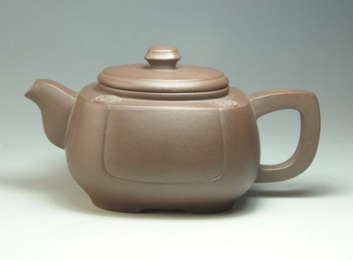 欧亚菲紫砂壶 方韵 