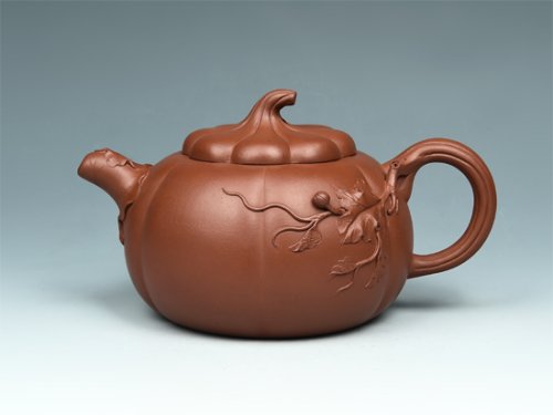 刘亚萍紫砂壶 南瓜壶 
