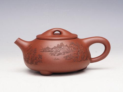 周奇鸣紫砂壶  石瓢壶    泥... 