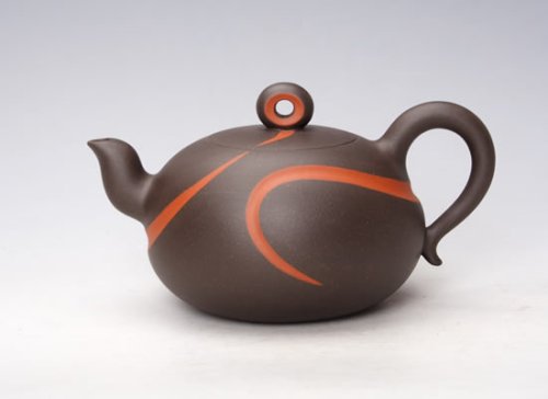 魏治国紫砂壶 龙飞凤舞 