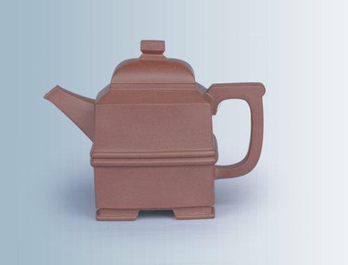 范卓群紫砂壶 四方顶壶 