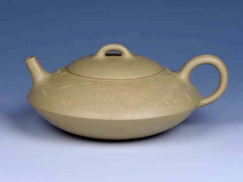 曾红清紫砂壶 - 本山绿泥荷花 - 