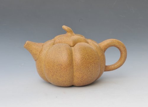 周古梅紫砂壶 南瓜壶 