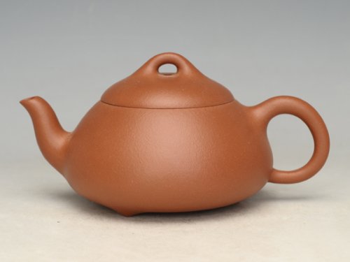 邵文紫砂壶 汉棠石瓢 