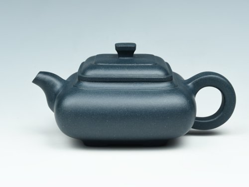 陆慧军紫砂壶 扁四方 