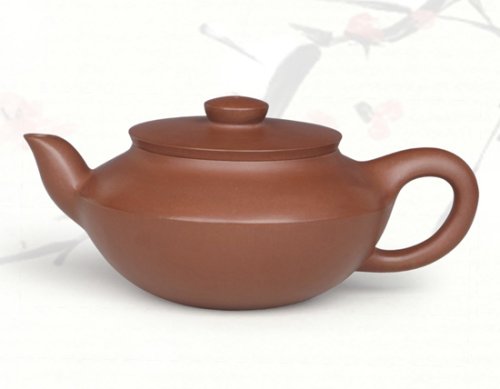 陈国伟紫砂壶 汉扁 容量：400... 