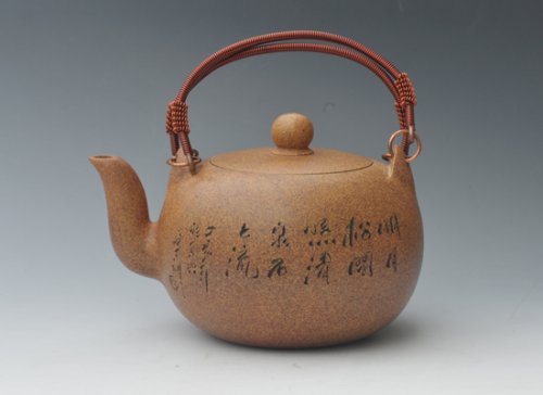 周古梅紫砂壶 圆珠 