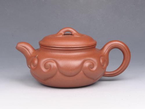 吴耀清紫砂壶 仿古如意 