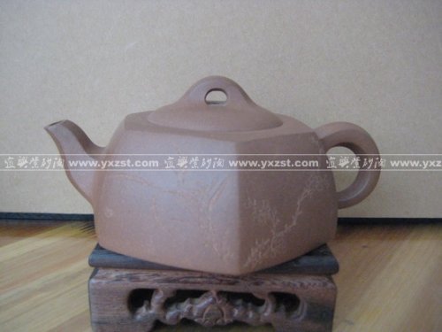 李作顺紫砂壶 六方井栏 