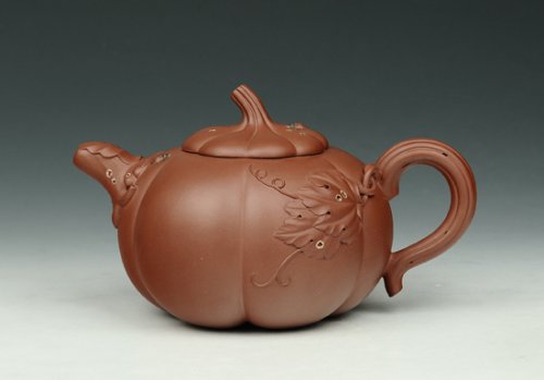 朱水芬紫砂壶 瓢虫瓜趣 