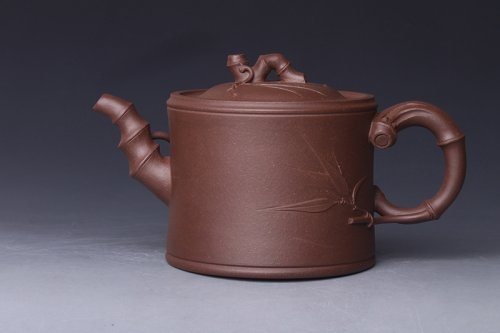 谈敏紫砂壶 润竹段 