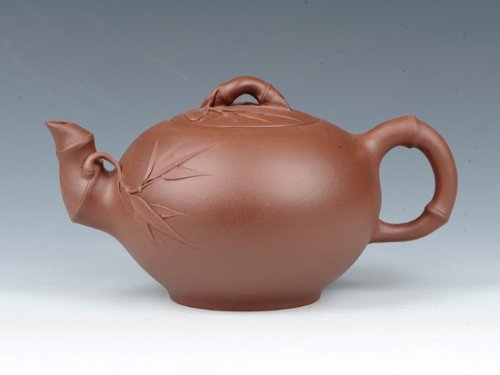 朱大伟紫砂壶 竹节一粒珠 