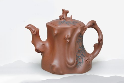 恽益萍紫砂壶 圣柏 