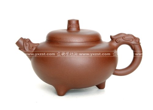 周寅福紫砂壶 三足玉龙<徐宝珍> 