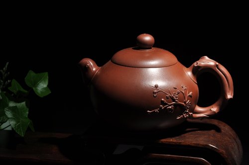 孙立强紫砂壶 圆福-梅 