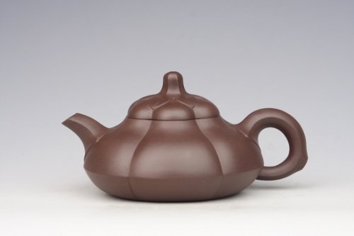 张生荣紫砂壶 合梅 紫泥 300CC 