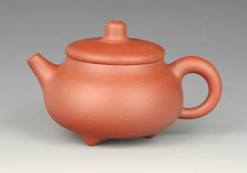 孙杰紫砂壶 三脚乳鼎 