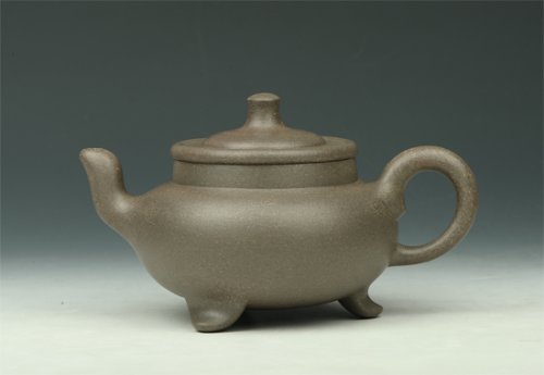 吴欢(大)紫砂壶 三角炉鼎 