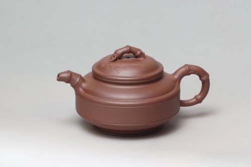 顾燕萍紫砂壶 双线竹鼓 