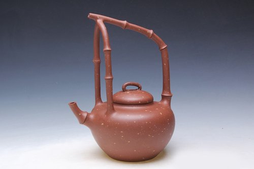 葛武英紫砂壶 翠影芙风 